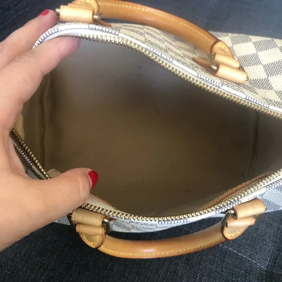 Louis Vuitton speedy 30 Azur - Picture 7 of 9